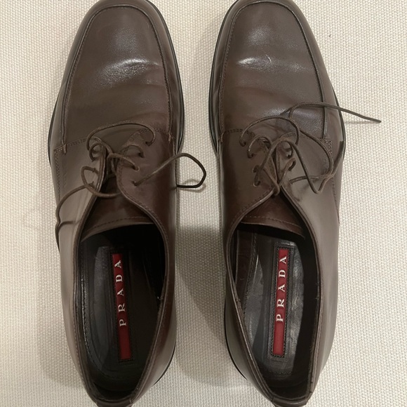 Prada derby authentic lace up men’s shoe size 8 - Picture 9 of 16